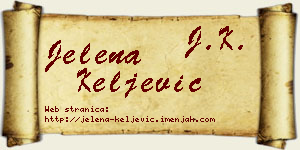Jelena Keljević vizit kartica